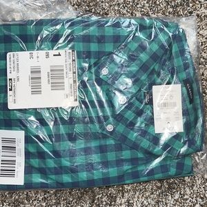 J CREW Casual button down Large